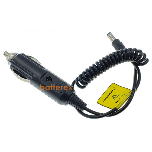 Автомобильный адаптер Liitokala 12V для зарядных устройств Liitokala, Nitecore, XTAR, Miboxer и др.