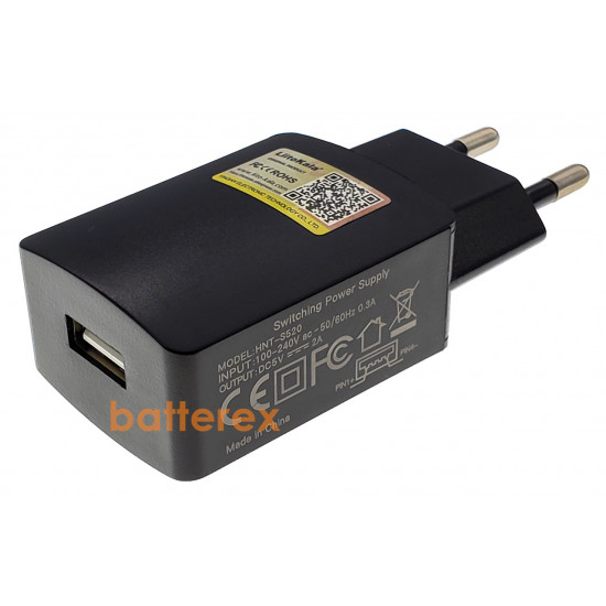 Зарядний пристрій EverActive UC 100 + мережевий адаптер USB Liitokala 5V 2A