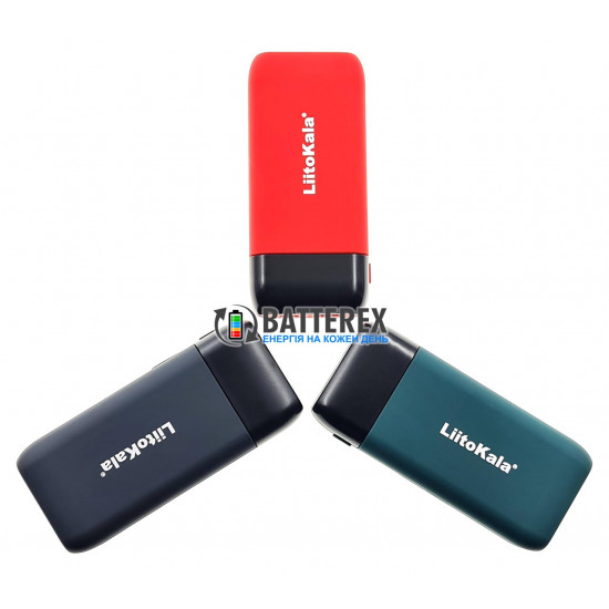 Liitokala Lii-MP2 Green - повербанк на 2 акумулятори 18650/21700 із швидким зарядом QC3.0 и PD3.0 - зелений