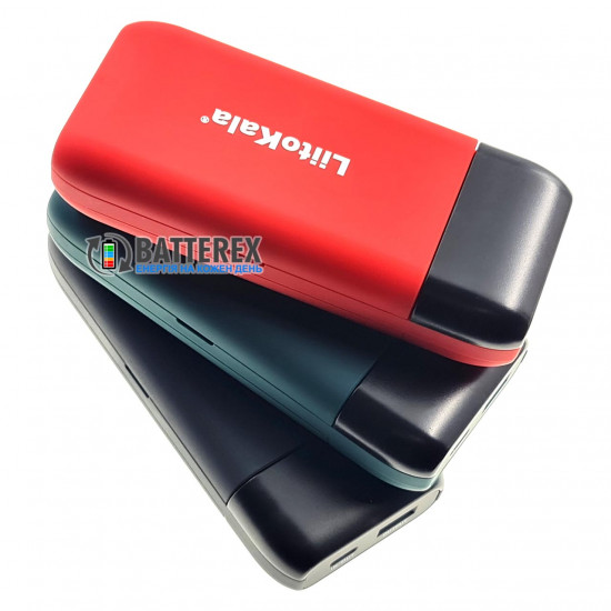 Liitokala Lii-MP2 Green - повербанк на 2 акумулятори 18650/21700 із швидким зарядом QC3.0 и PD3.0 - зелений