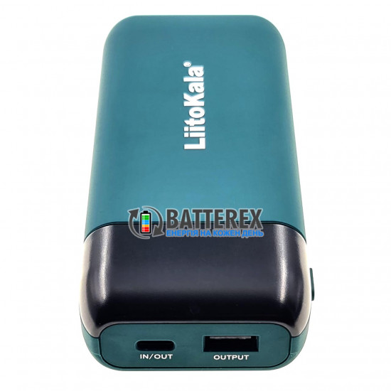 Liitokala Lii-MP2 Green - повербанк на 2 акумулятори 18650/21700 із швидким зарядом QC3.0 и PD3.0 - зелений