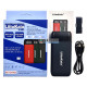 Liitokala Lii-MP2 Grey - повербанк на 2 акумулятори 18650/21700 із швидким зарядом QC3.0 и PD3.0 - сірий/чорний