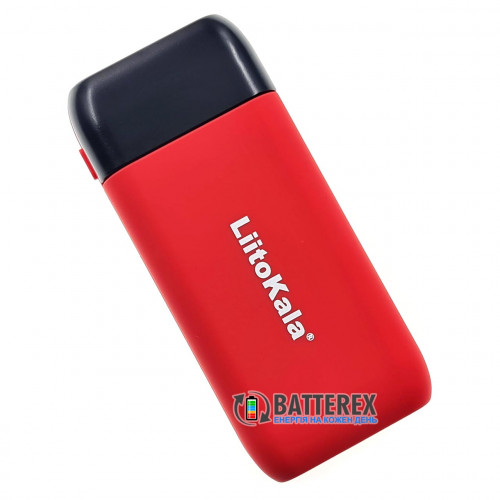 Liitokala Lii-MP2 Red - повербанк на 2 акумулятори 18650/21700 із швидким зарядом QC3.0 и PD3.0 - червоний