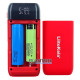 Liitokala Lii-MP2 Red - повербанк на 2 акумулятори 18650/21700 із швидким зарядом QC3.0 и PD3.0 - червоний