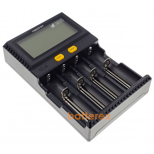 MIBOXER C4 V4 з розрядом - зарядка на 4 акумулятори Li-ion/LiFePO4/Ni-MH. Гарантія 12 місяців.