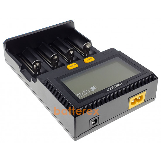 Зарядний пристрій MIBOXER C4 V4 для акумуляторів Li-ion/LiFePO4/Ni-MH