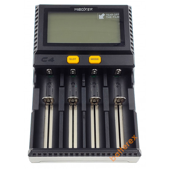 Зарядний пристрій MIBOXER C4 V4 для акумуляторів Li-ion/LiFePO4/Ni-MH