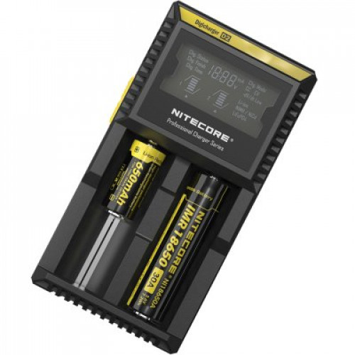 Nitecore Digicharger D2 + автоадаптер. Гарантия 12 месяцев.