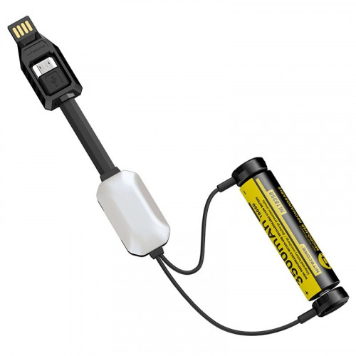 Nitecore LC10 - портативна зарядка-повербанк-ліхтарик для Li-ion акумуляторів