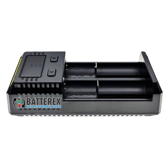 Зарядний пристрій Nitecore NEW i2 на 2 акумулятори Li-ion/LiFePO4/Ni-MH