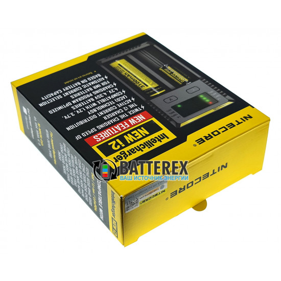 Зарядний пристрій Nitecore NEW i2 на 2 акумулятори Li-ion/LiFePO4/Ni-MH
