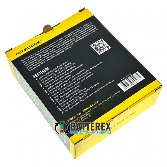 Зарядний пристрій Nitecore NEW i2 на 2 акумулятори Li-ion/LiFePO4/Ni-MH