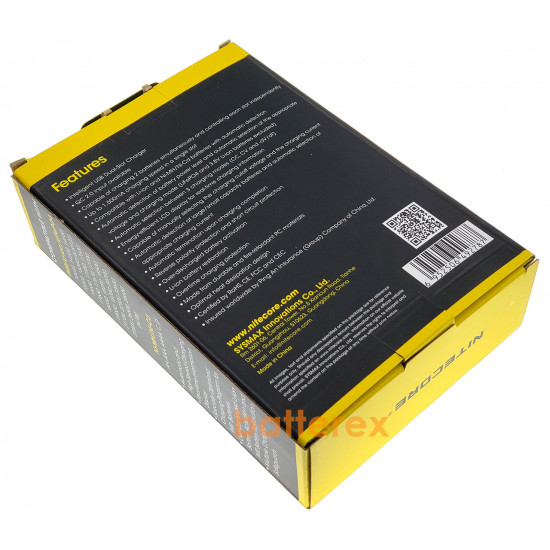 Універсальний зарядний пристрій Nitecore UM2 на 2 канали для NiMH, Li-ion, LiFePO4 акумуляторів