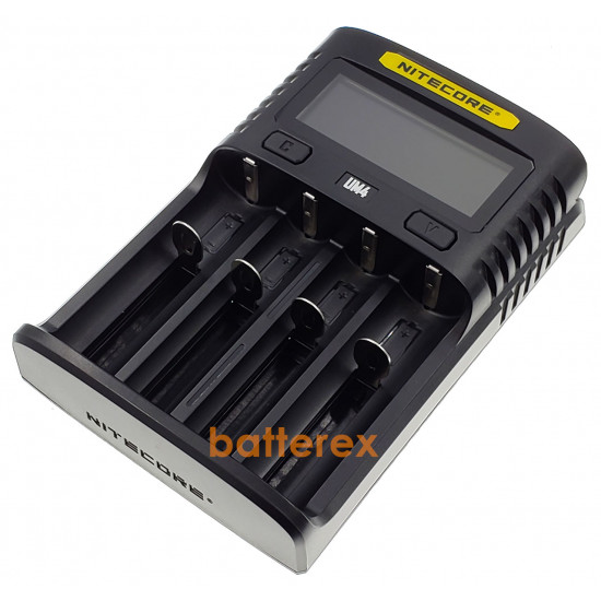 Зарядний пристрій Nitecore UM4 на 4 акумулятори Ni-MH/Ni-Cd/Li-ion/LiFePO4
