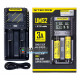 Універсальний зарядний пристрій Nitecore UMS2 на 2 акумулятори
