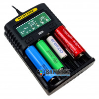 Nitecore UMS4 - швидка універсальна 4-канальна USB-зарядка зі струмом заряду до 3А. Оригінал, гарантія 12 місяців