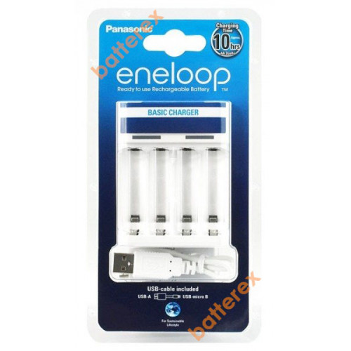 Panasonic Eneloop BQ-CC61E Basic USB Charger - USB-зарядное устройство для АА/ААА аккумуляторов