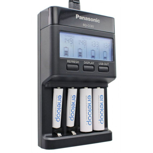 Panasonic Eneloop BQ-CC65 Advanced Charger - продвинутое интеллектуальное зарядное устройство