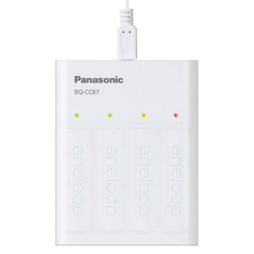 Panasonic Eneloop BQ-CC87 - повербанк та зарядний пристрій для АА/ААА акумуляторів