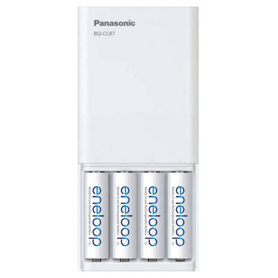 Зарядний пристрій та повербанк Panasonic Eneloop BQ-CC87