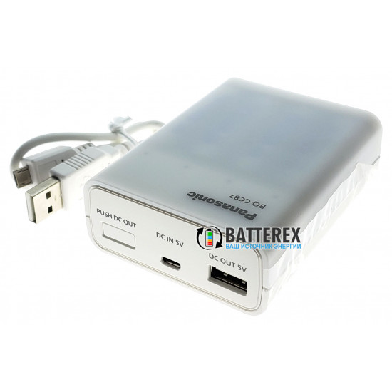 Зарядний пристрій- повербанк Panasonic Eneloop BQ-CC87 + 4 акумулятори AA Panasonic Eneloop 2000mah
