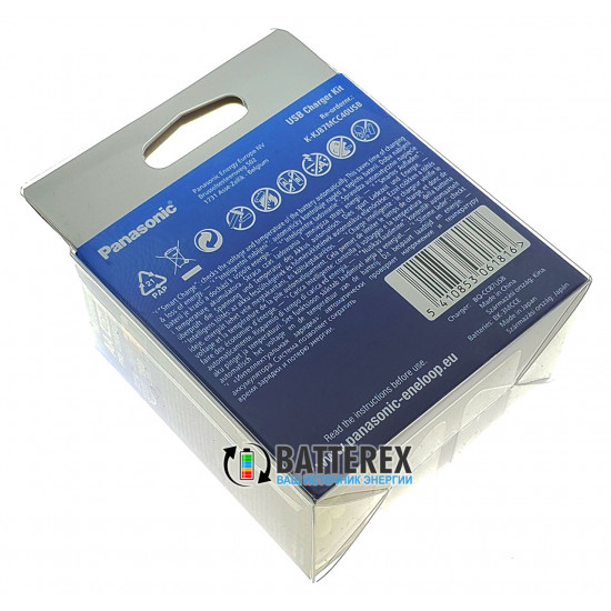 Зарядний пристрій- повербанк Panasonic Eneloop BQ-CC87 + 4 акумулятори AA Panasonic Eneloop 2000mah