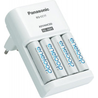 Фирменный комплект Panasonic Eneloop BQ-CC17 Advanced Charger Kit: быстрое зарядное устройство + 4 аккумулятора AA Panasonic Eneloop 2000mah BK-3MCCE
