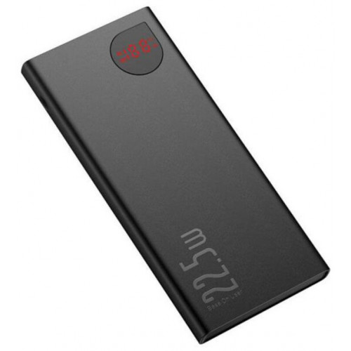 Повербанк Baseus Adaman PPIMDA-B0A 10000mAh 22.5W Black із швидким зарядом QC 3.0 та PD
