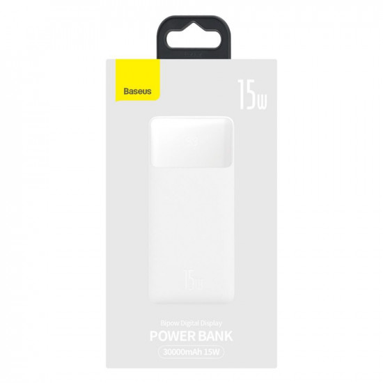 Повербанк Baseus Bipow PPDML-K02 15W 30000mAh білий