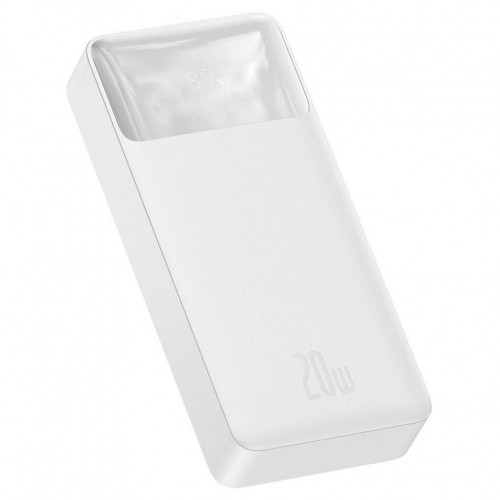 Повербанк Baseus Bipow PPDML-M02 20000mAh 20W White з функціями швидкого заряду QC 3.0 и PD