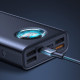 Потужний повербанк Baseus Amblight PPLG-A01 30000mAh 65W Black із швидким зарядом
