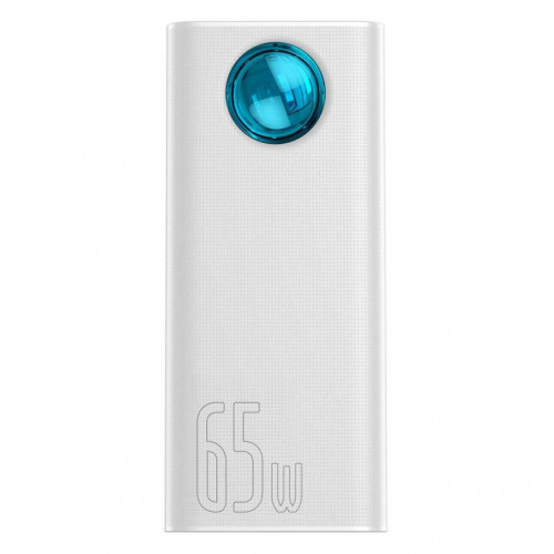 Повербанк Baseus Amblight PPLG-A02 30000mAh 65W White - швидкий заряд QC 3.0 и PD - підходить для ноутбуків
