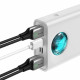 Потужний повербанк Baseus Amblight PPLG-A02 30000mAh 65W White із швидким зарядом