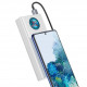 Потужний повербанк Baseus Amblight PPLG-A02 30000mAh 65W White із швидким зарядом