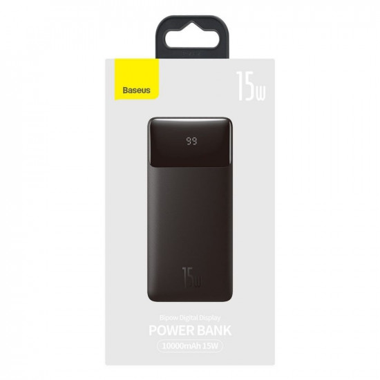 Повербанк Bipow PPDML-L01 15W 10000mAh - колір чорний