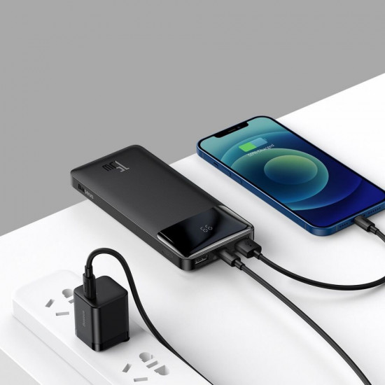 Повербанк Bipow PPDML-L01 15W 10000mAh - колір чорний