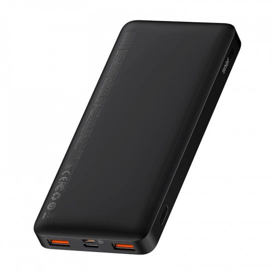 Повербанк Bipow PPDML-L01 20W 10000mAh із швидким зарядом Quick Charge 3.0 и PD 18W - колір чорний