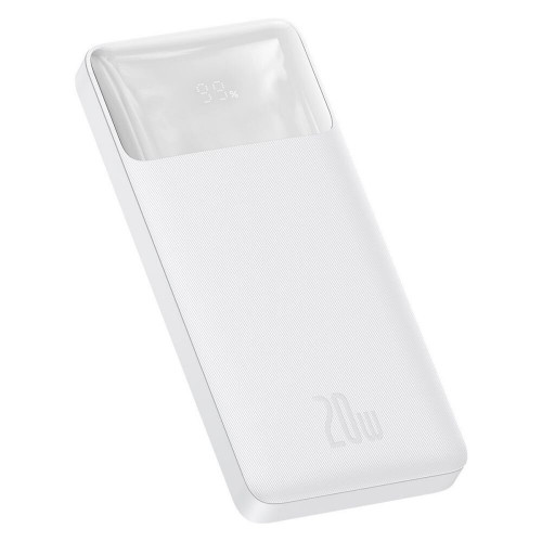 Повербанк Baseus Bipow PPDML-L02 10000mAh 20W White з функціями швидкого заряду QC 3.0 и PD