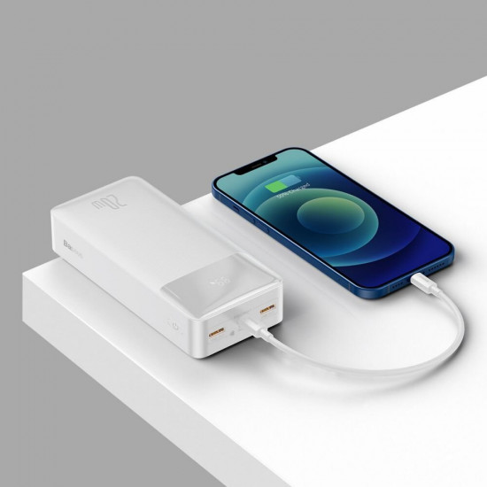 Повербанк Baseus Bipow PPDML-K02 15W 30000mAh білий