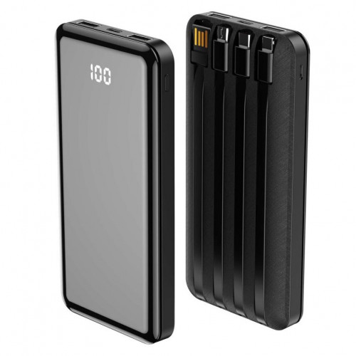 Повербанк Forever Travel Battery TB-411 10000mAh на 2 порта USB 5V 2A із вбудованими кабелями