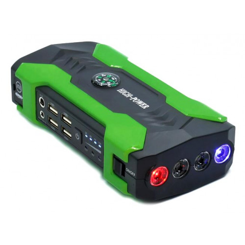 HQ-Tech High-Power 28000mAh Green - пусковий пристрій для автомобіля із функциями повербанка 5/12/16/19V та ліхтариком