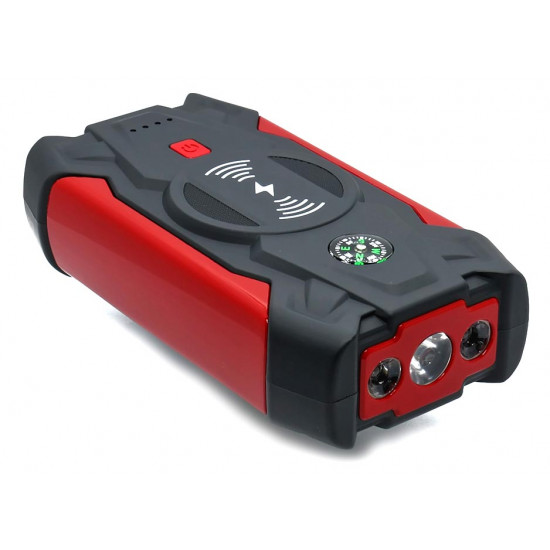 Пусковий пристрій для автомобіля - повербанк Car Jump Starter Power Bank HQ-Tech High-Power 39800mAh Red