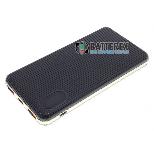 Повербанк PowerBank HQ-Tech 5508QC 10000mah чёрный с поддержкой быстрого заряда QuickCharge 3.0