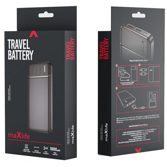 Повербанк Maxlife MXPB-01 10000mAh