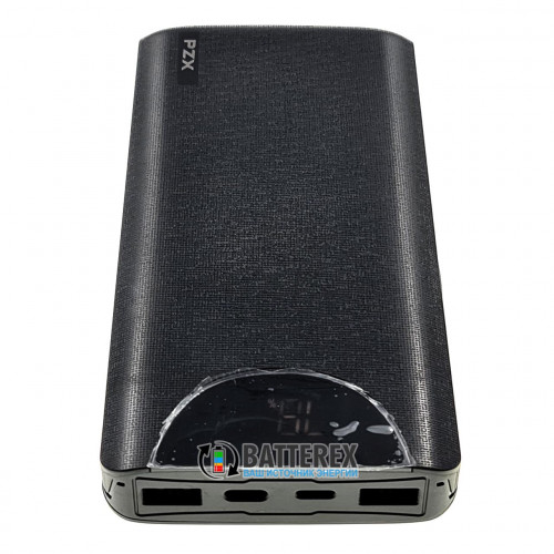 Повербанк PXZ V20 20000mah 5V 3A чёрный + чехол Extradigital в подарок