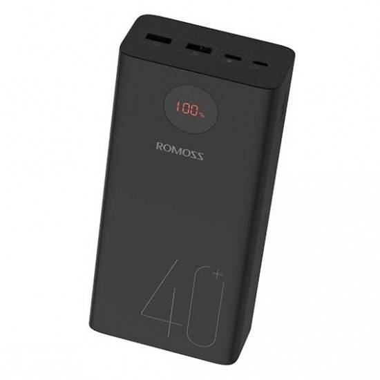 Повербанк Romoss Zeus PEA40 40000mAh 18W із швидким зарядом Quick Charge 3.0 и PD 18W
