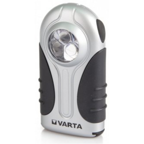 Varta Led Silver Light 16647 - ручний ліхтар на клипсі із живленням від 3хААА