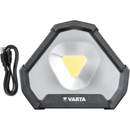 Ліхтар-прожектор Varta Work Flex Stadium Light 18647 із зарядкою від USB та вбудованою батареєю 5200mah