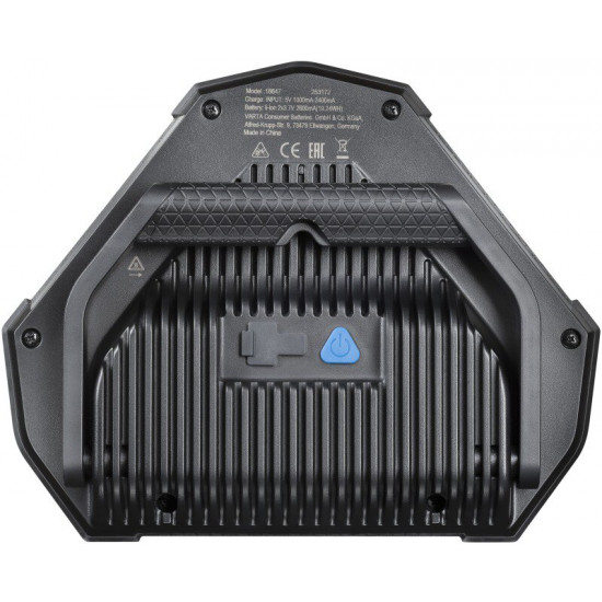 Ліхтар-прожектор Varta Work Flex Stadium Light 18647 із зарядкою від USB та вбудованою батареєю 5200mah