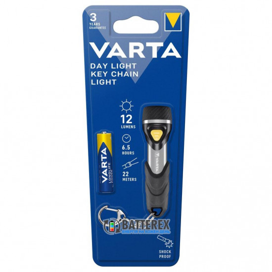 Ліхтар-брелок Varta Day Light Key Chain Light 16605 + батарейка ААА Varta
